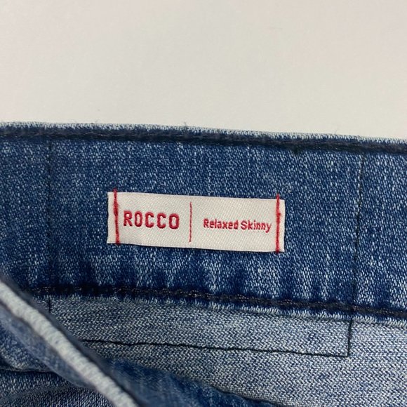 NWT True Religion Rocco Moto No Flap Relaxed Skinny Jeans Mens 44 Trophy Blue - Picture 8 of 15